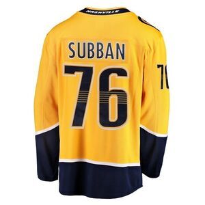 New Fanatics Kids' (Youth) Nashville Predators Subban #76 Breakaway Home Jersey‎